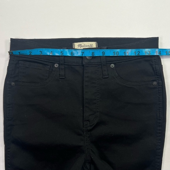 Madewell 10" High-Rise Skinny Jeans - carbondale wash, size 27 - Picture 14 of 16